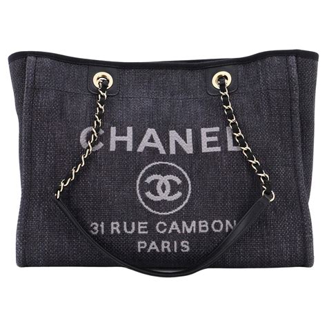 small chanel deauville|Chanel deauville tote for sale.